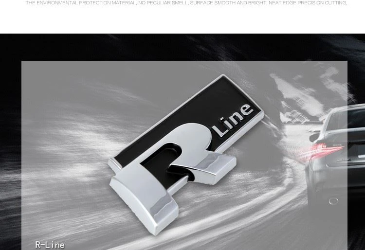 Rline ABS emblem badge Rline ABS emblem badge