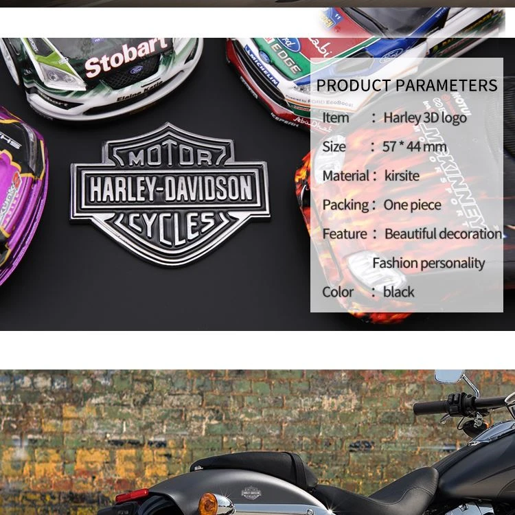 Harley 3D metal sticker