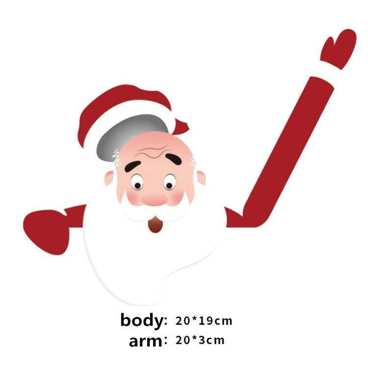 Christmas wiper stickers and decals
