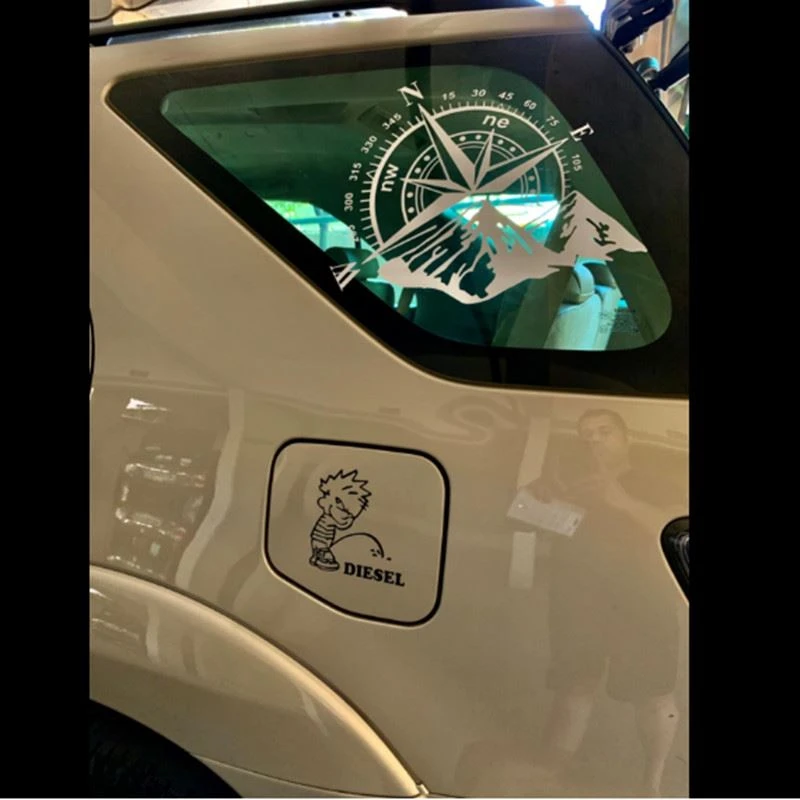 Compass Car Decals Stickers