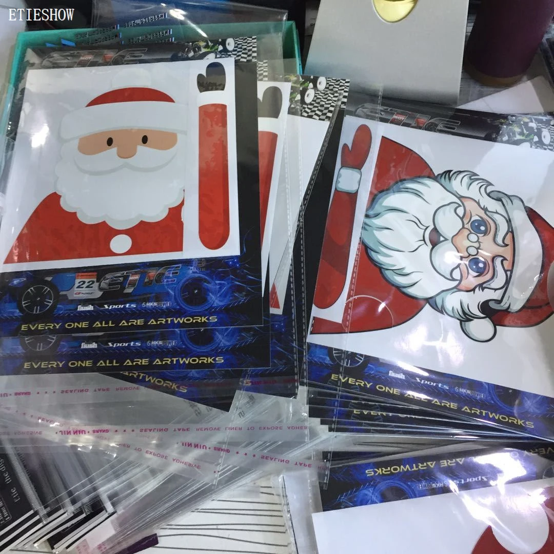 christmas wiper sticker christmas wiper sticker