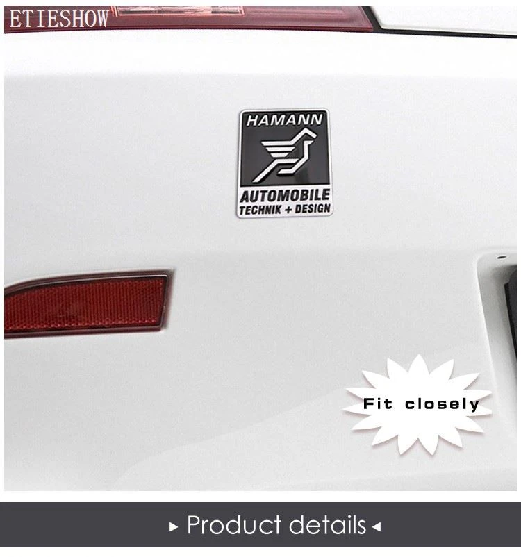 hamann aluminum emblem