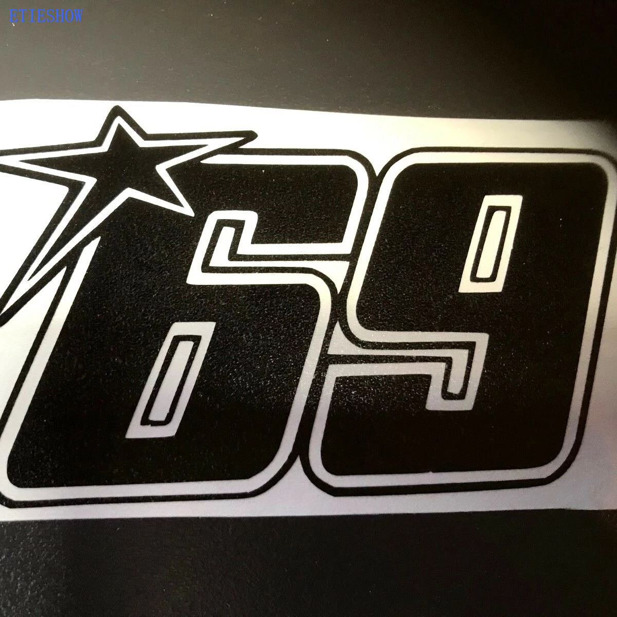 racing number decals