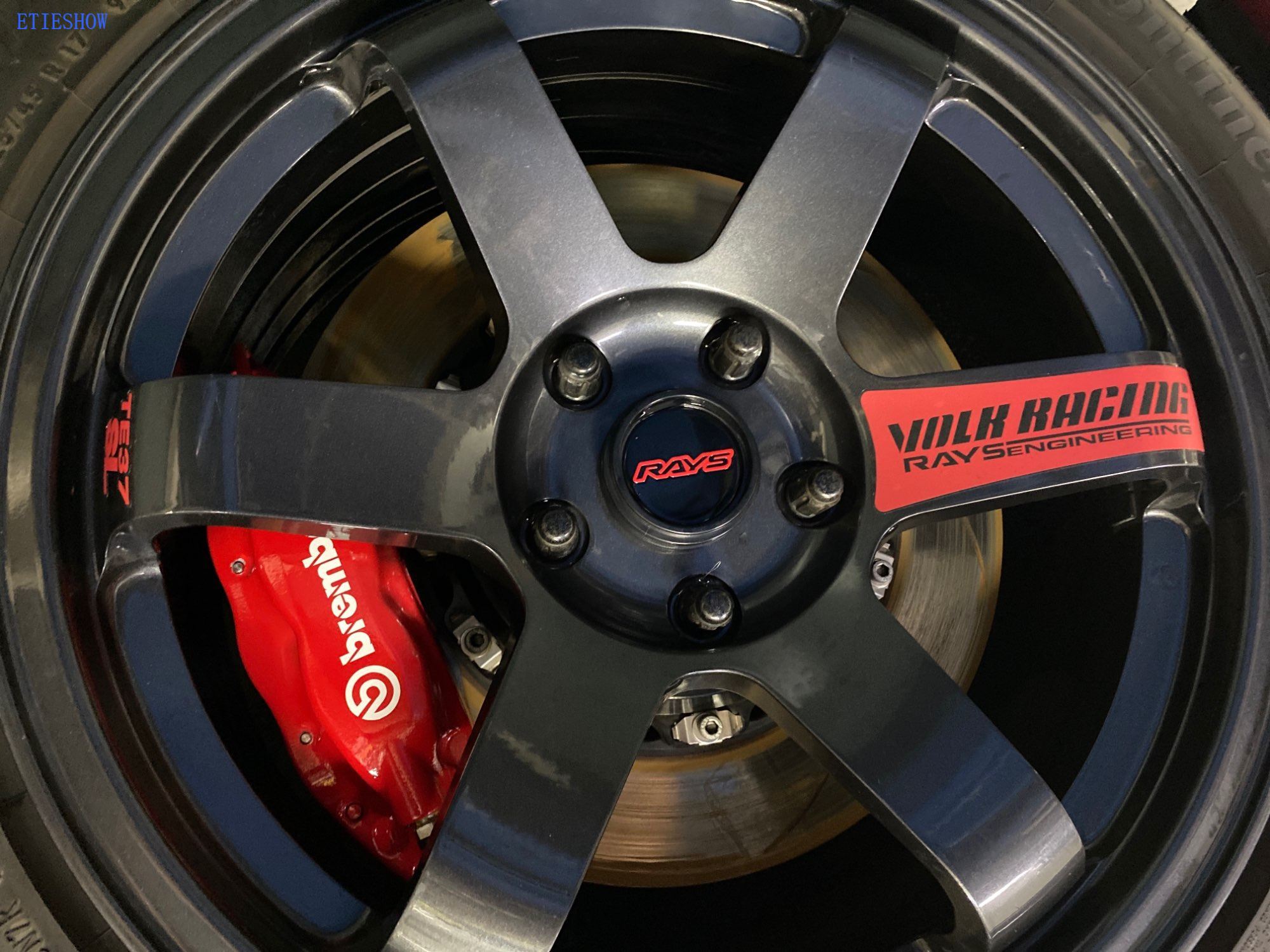 TE37 sticker wheel