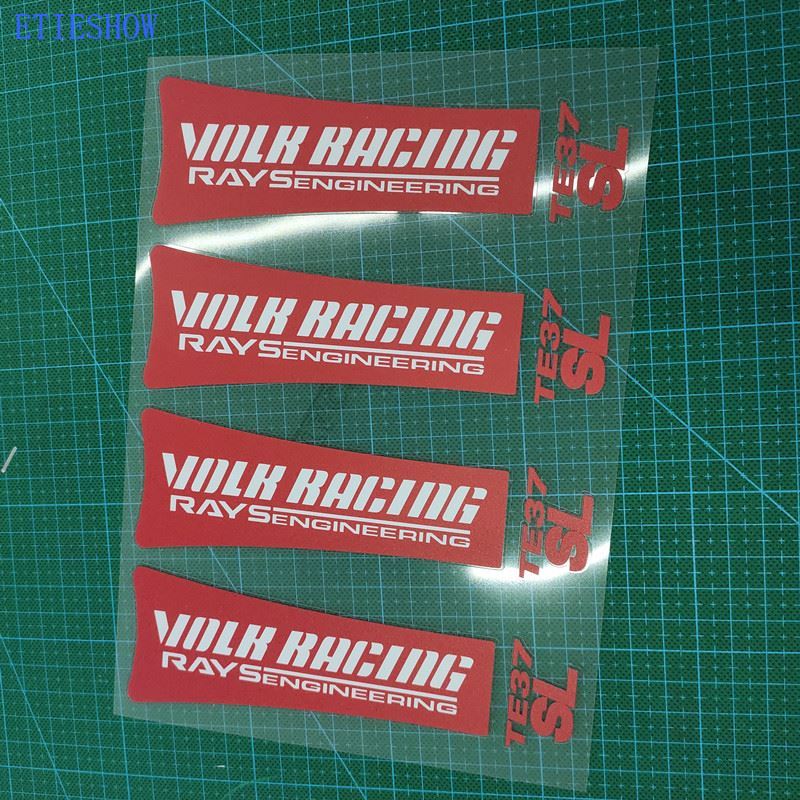 TE37 wheel stickers