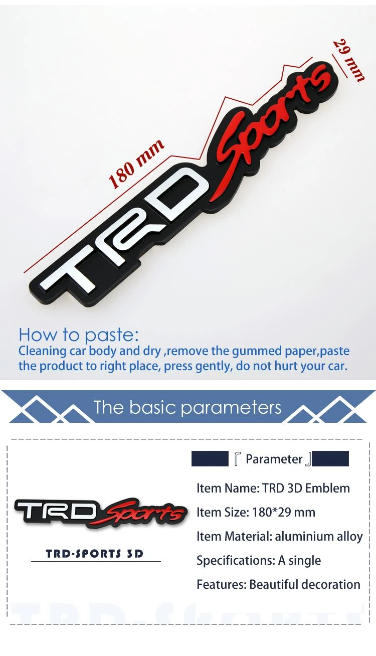 Tokyota TRD car emblem Tokyota TRD car emblem