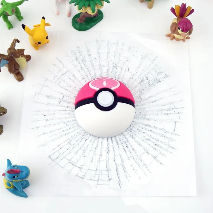 Stiker Jendela Lucu 3D Pokeball