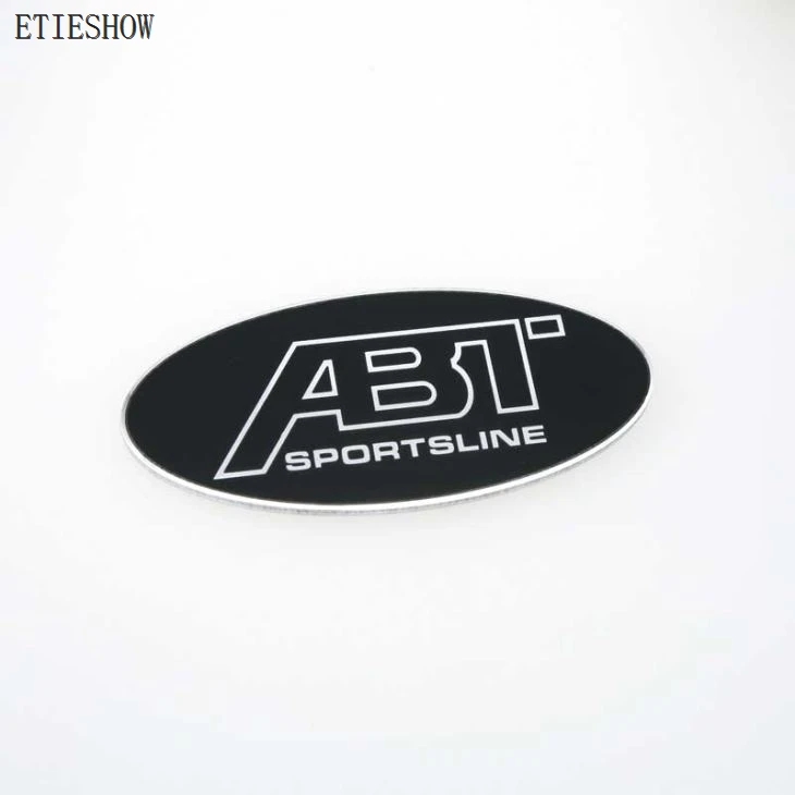 ABT aluminium mobil lencana