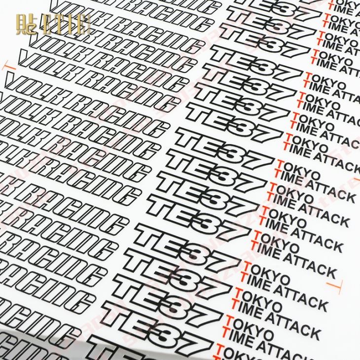 Stiker Vinyl bening