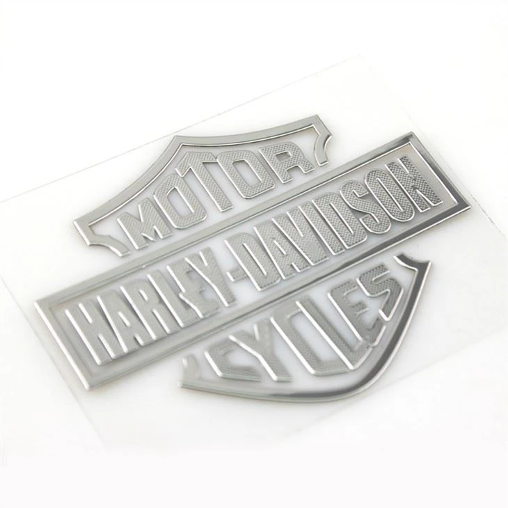 Stiker Harley Metal