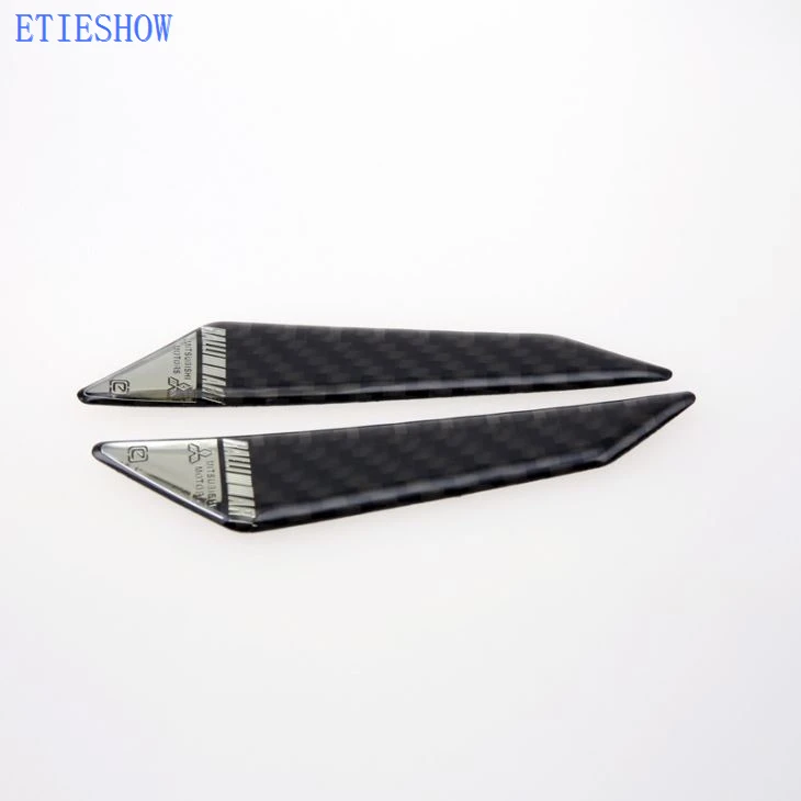 Mitsubishi Badge Carbon Fiber