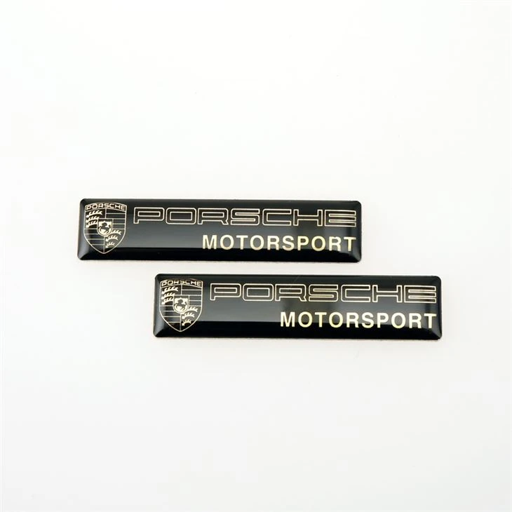 Stiker Porsche Epoxy