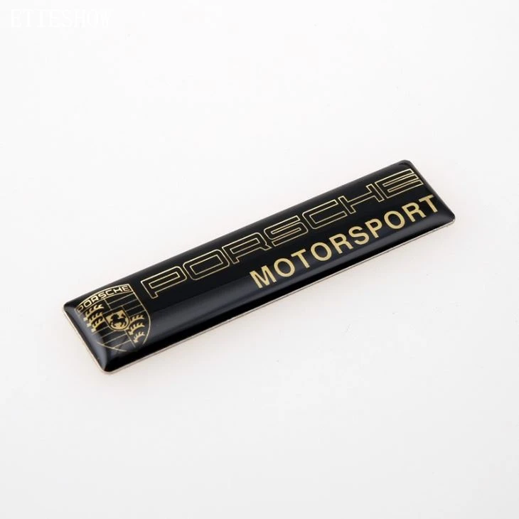 Porsche Epoxy Sticker