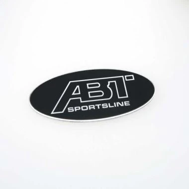 ABT aluminium mobil lencana