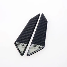 Mitsubishi Badge Carbon Fiber