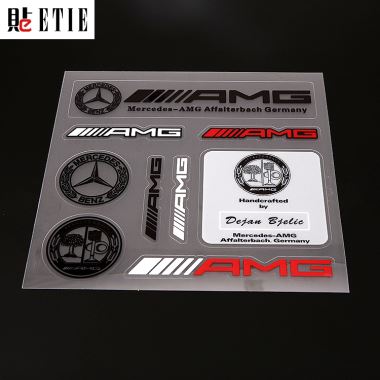Stiker Label Transparan