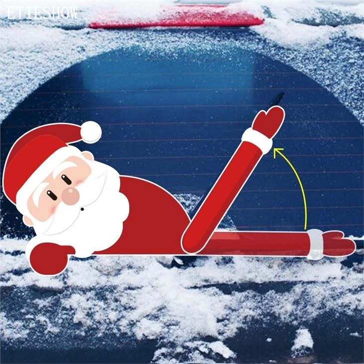 Snowman Wiper Sticker