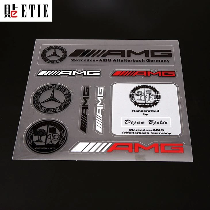 Stiker Label Transparan