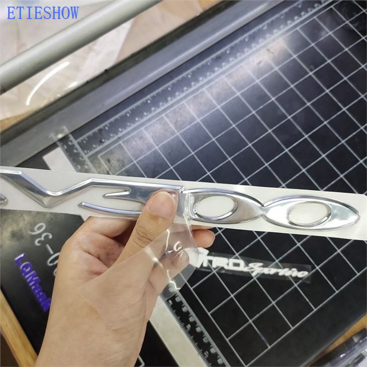 3D PVC Chrome Stickers