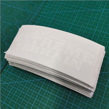 Stiker Die Cut Putih