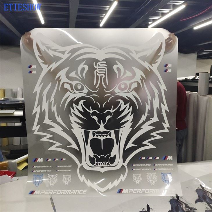 Transparent Die Cut Vinyl Sticker