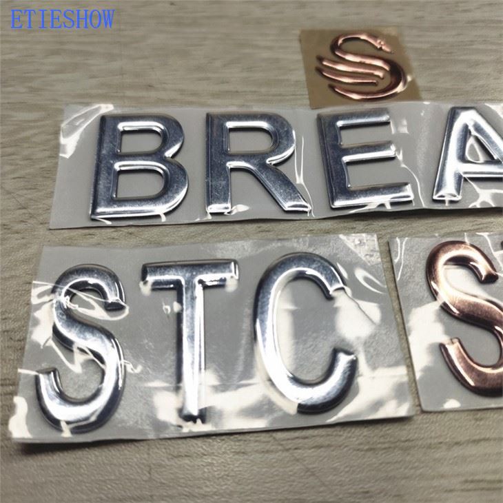 3D Chrome Sticker