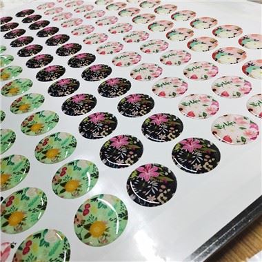 Stiker Doming 3D