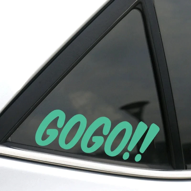 Stiker reflektif dekoratif eksterior "gogo"