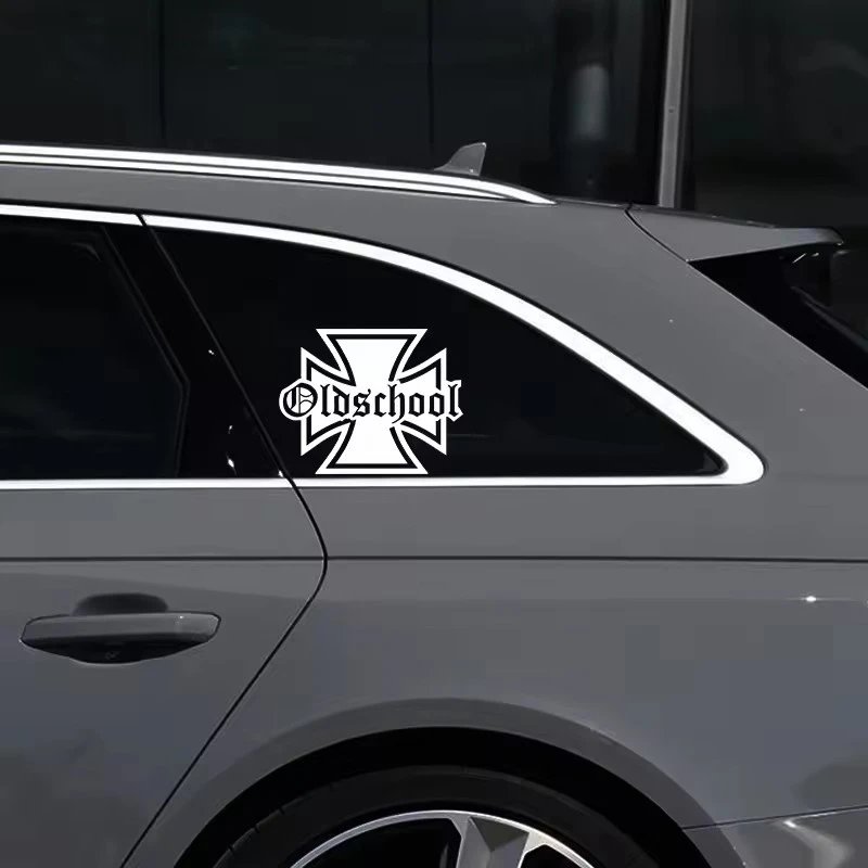 Stiker Vinyl Kepribadian Teks Jadul