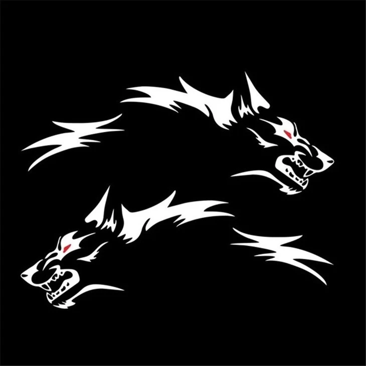 King Wolf Style Car Decal Sticker