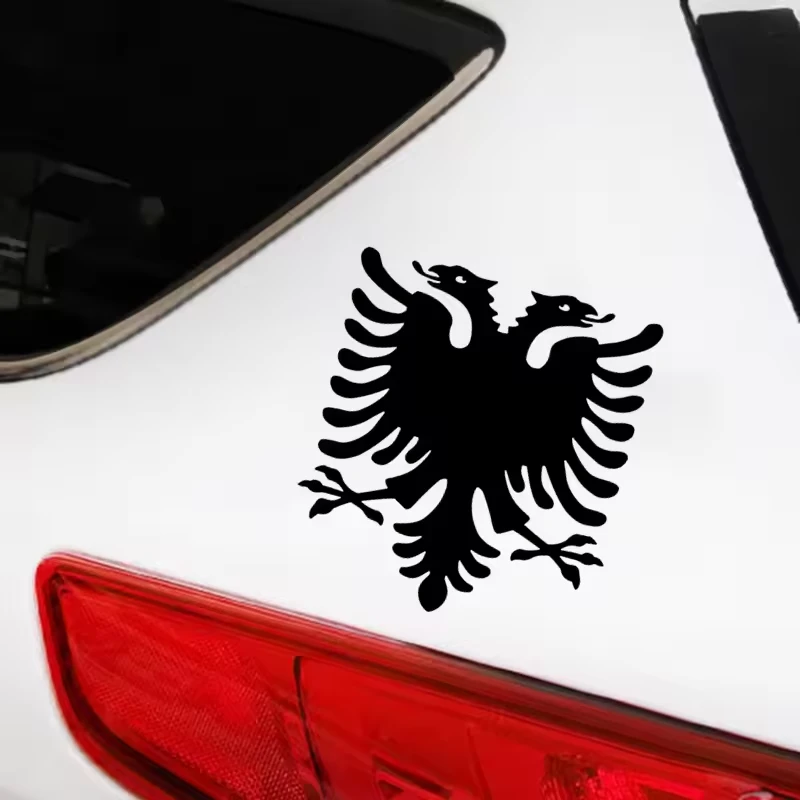 Albania Double Headed Eagle Car Sticker