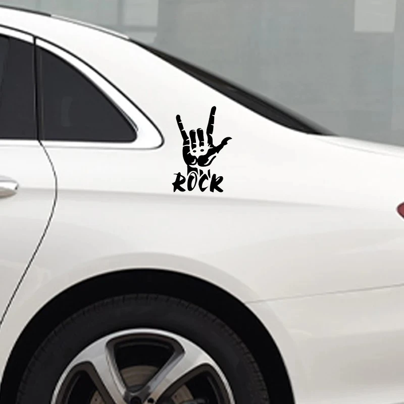 Three Ratels Rock Finger Funny Car Stickers factory