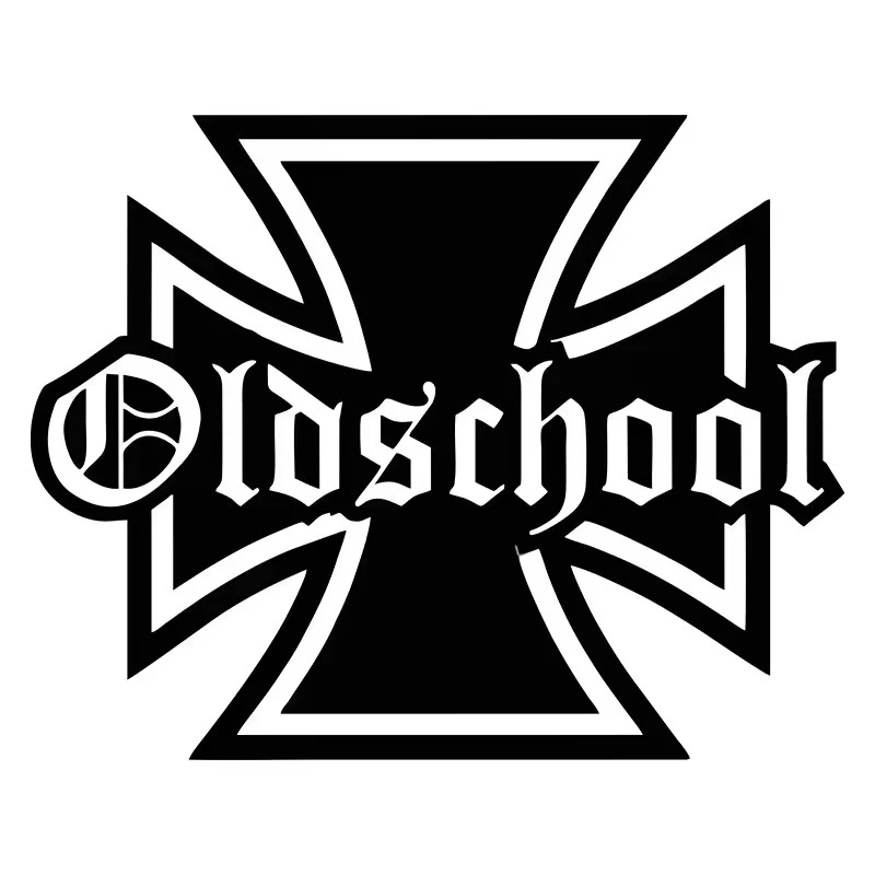 Old School Text Personality Vinyl Decal