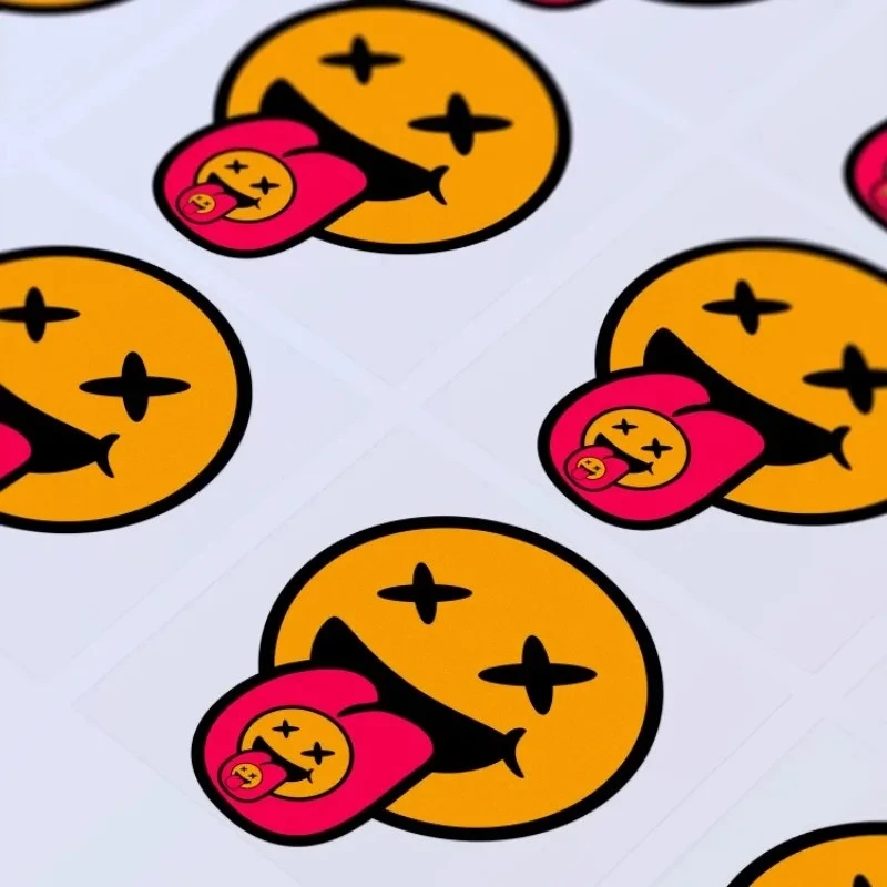1PC Creative Smiley Face Motorcycle Stickers price