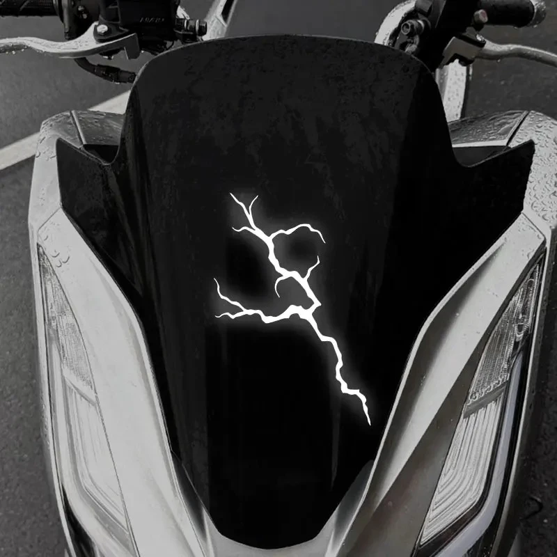 1PC Reflective Lightning Motorcycle Stickers high quality