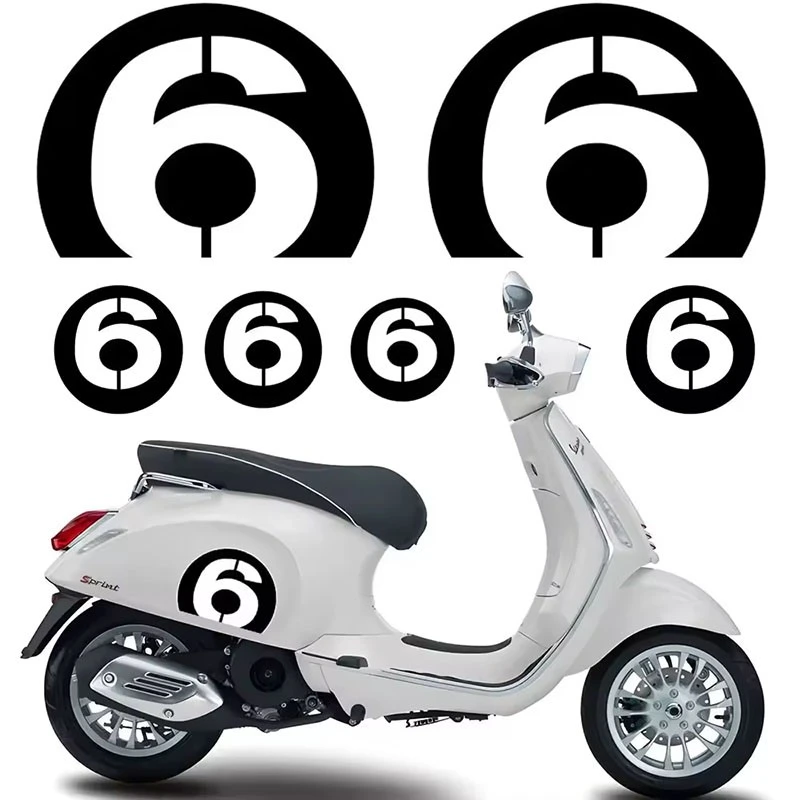 Motorcycle Air Force Style Badge Sticker