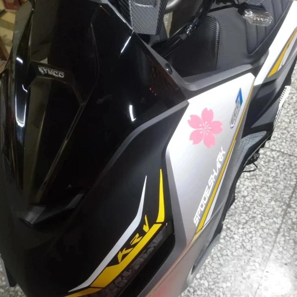 2PCS JDM Sakura Motorcycle Stickers factory