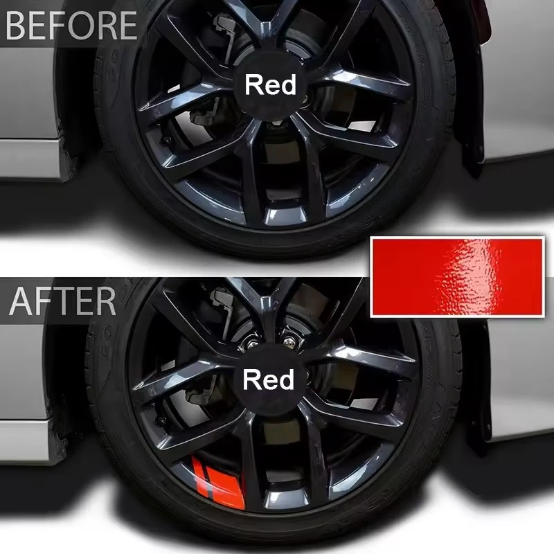 Reflective Wheel Hub Decals
