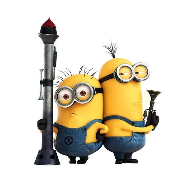 Vinyl Car Sticker Minions Cartoon Waterproof