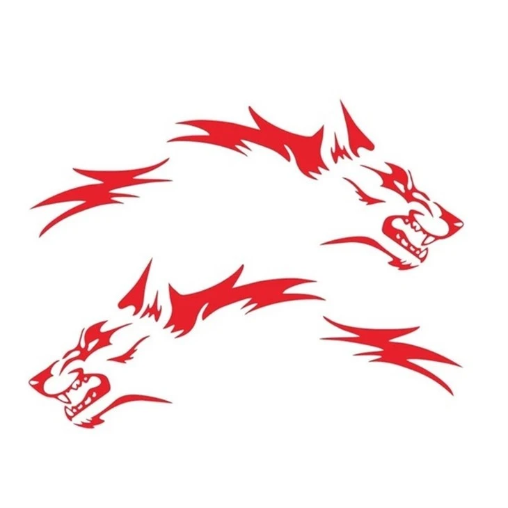 King Wolf Style Car Decal Sticker
