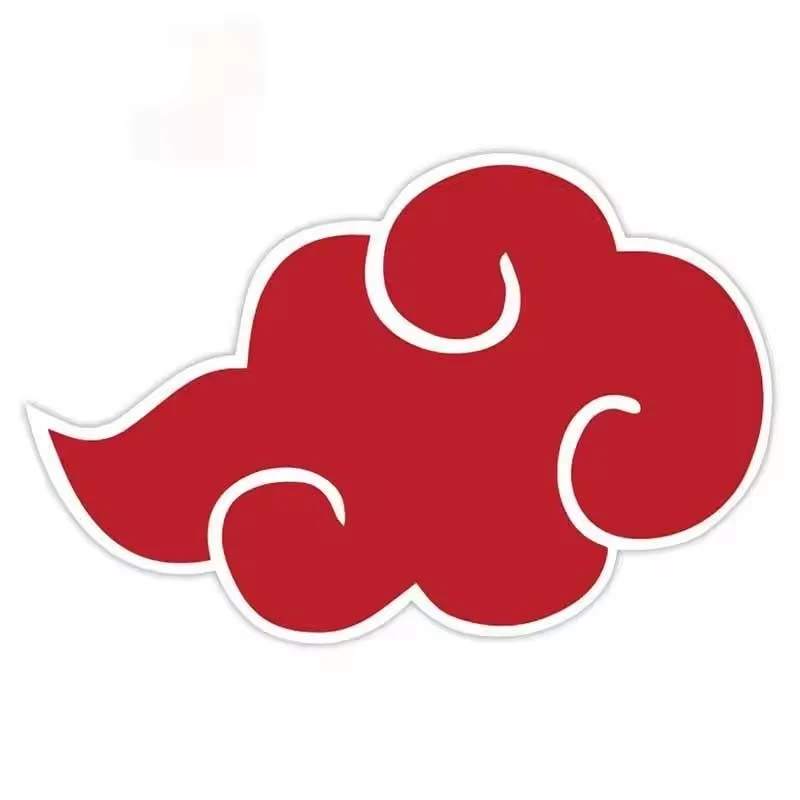 ET11380# Ninja Akatsuki Sign Vinyl Car Sticker