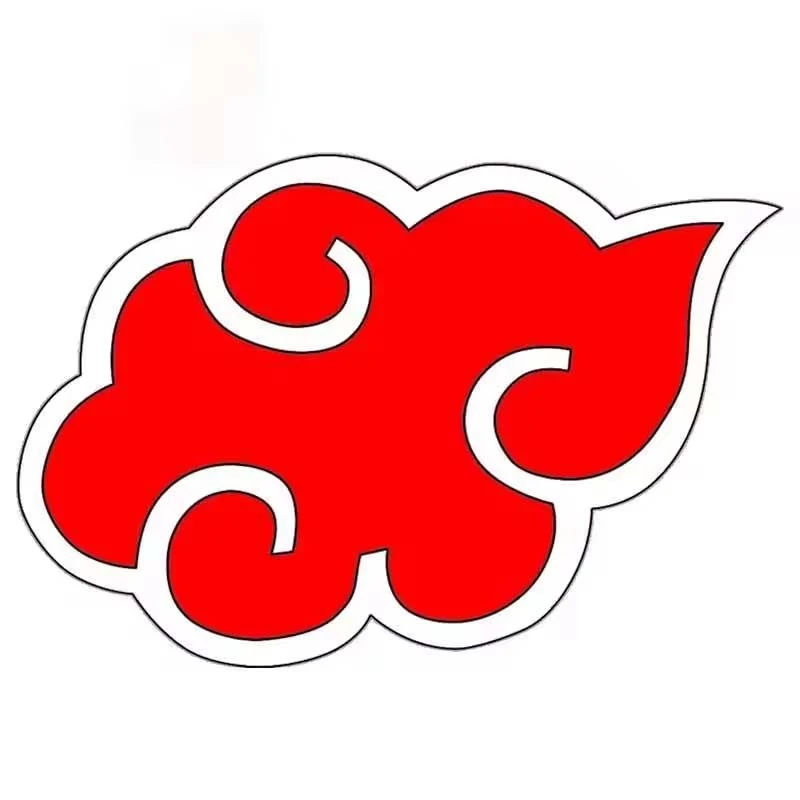 Ninja akatsuki menandatangani stiker mobil vinyl