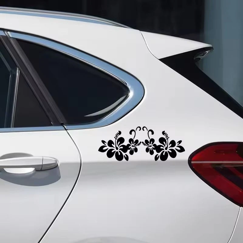 Stiker bunga stiker jendela pintu mobil