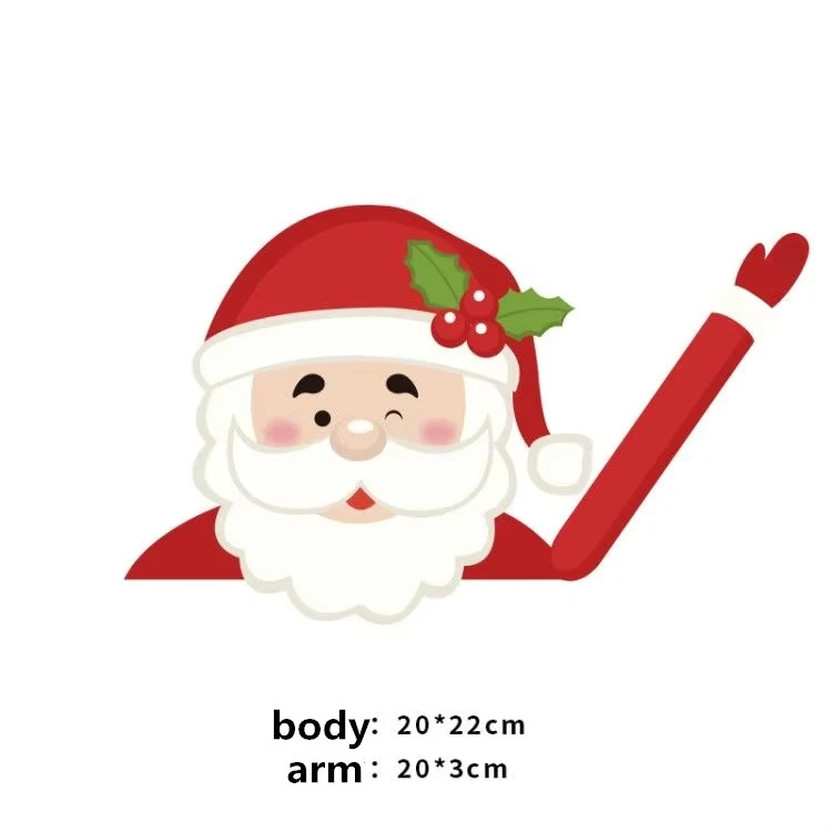 Stiker Wiper Mobil Decal Jendela Natal