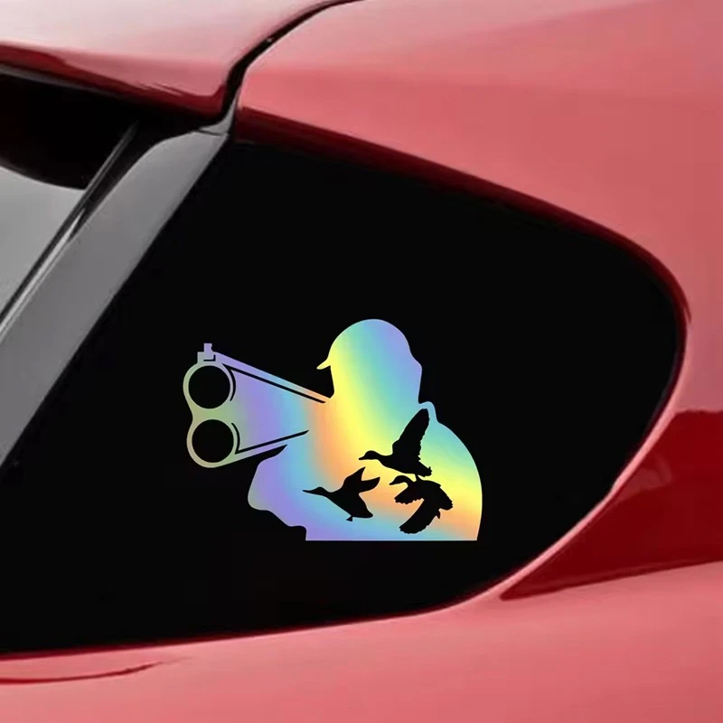 Stiker Mobil Pemburu Dan Hewan