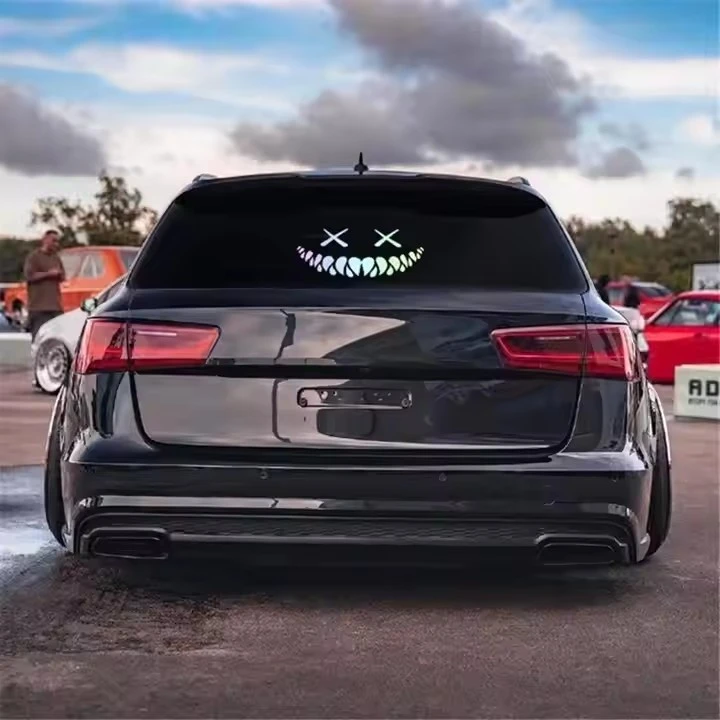 Sticker jendela Demon Zombie Ghost Face Car