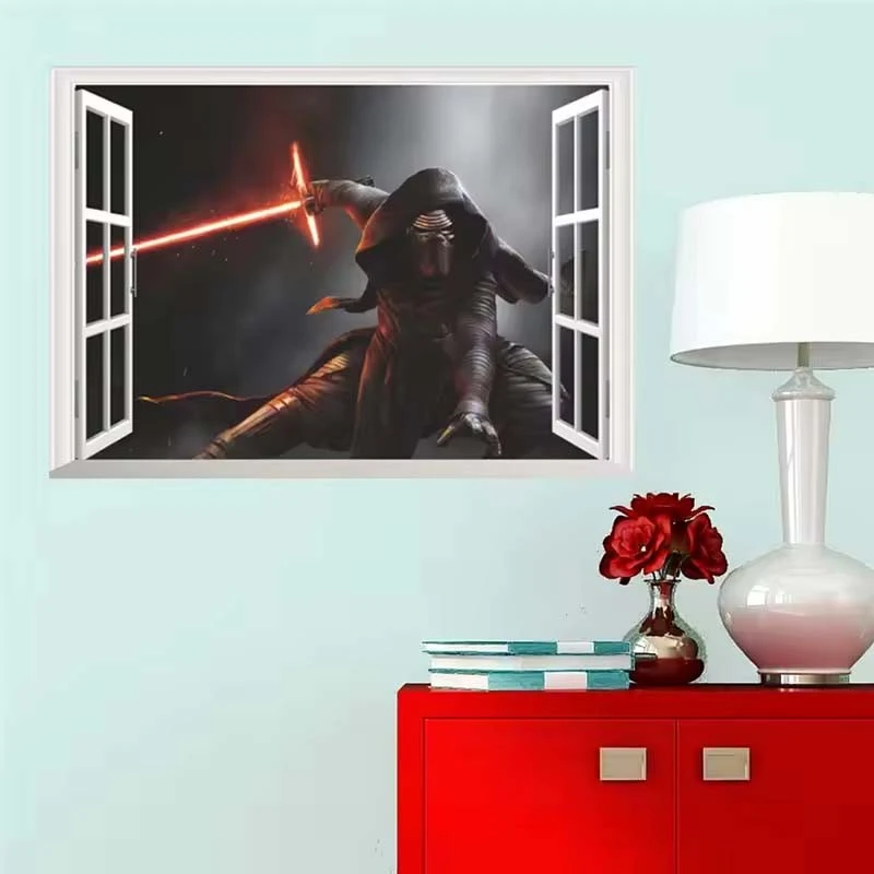 ET11384# 3D StarWars Wall Stickers For Kids Rooms
