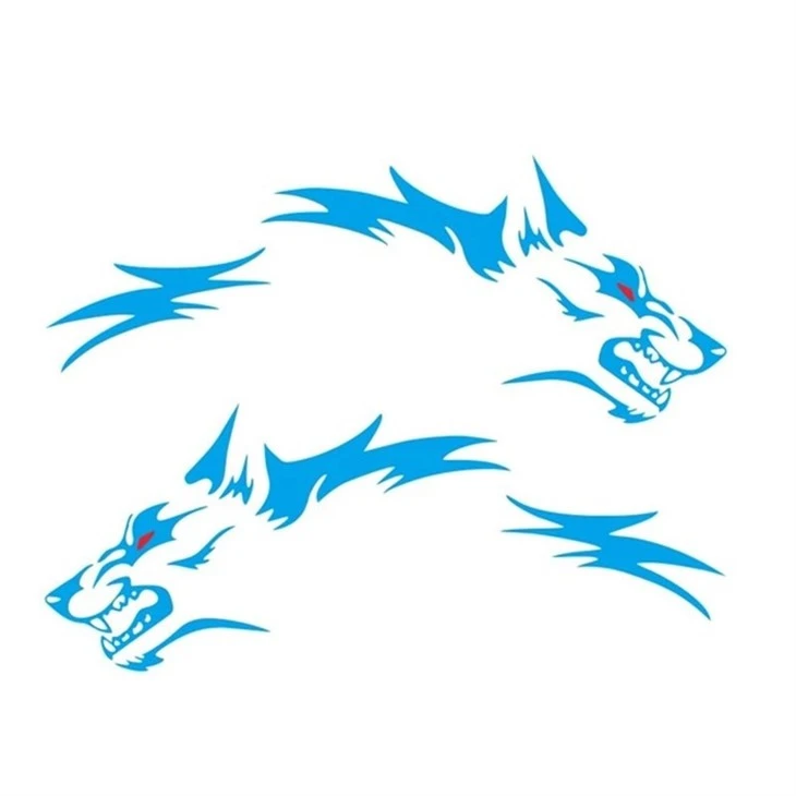 King Wolf Style Car Decal Sticker