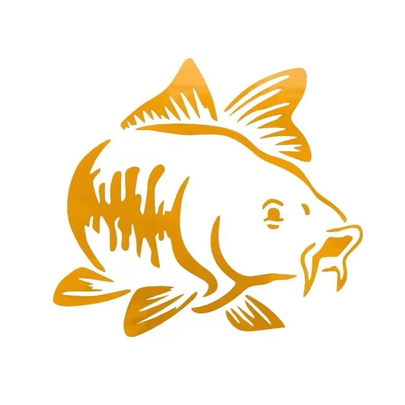 Car Sticker Of Carp Pattern