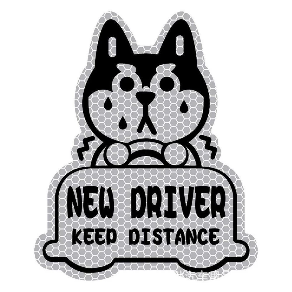 Stiker Magnet Pengemudi Baru